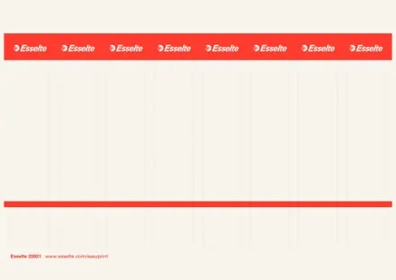 Esselte PC printable Spine Labels for plastic lever arch ...