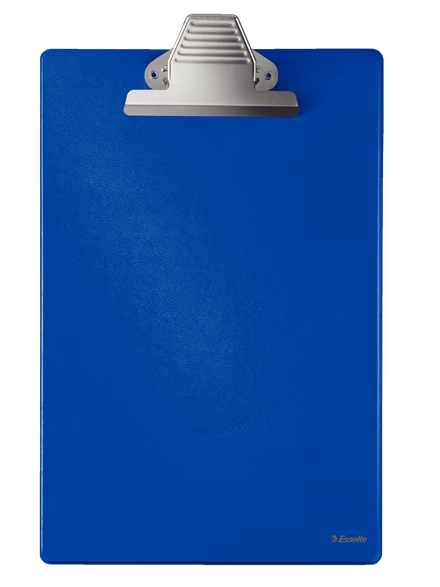 Blue Rigid Plastic Esselte A4 Clipboard 