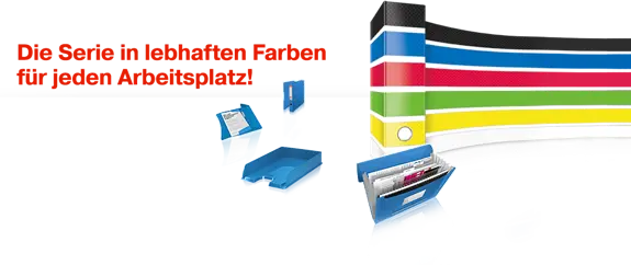 Die Serie in lebhaften Farben für jeden Arbeitsplatz!