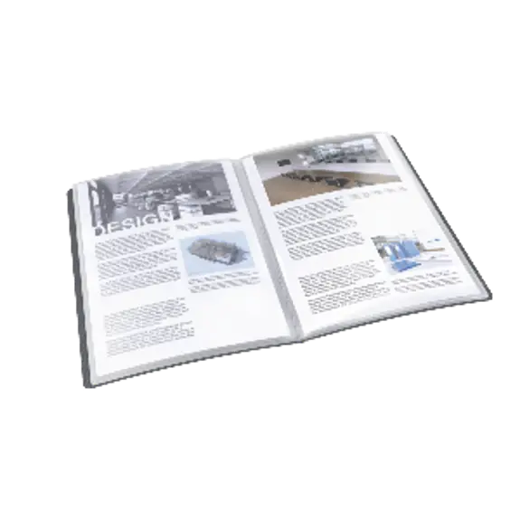 Display book, HC, 20 pockets