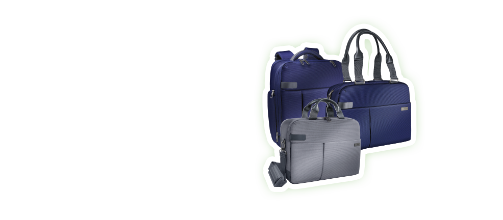 VOTRE CADEAU POUR L’ACHAT DE 70 CLASSEURS À LEVIER ESSELTE Recevez un superbe sac de la gamme Smart Traveller d’une valeur de 90€ pour l’achat de 70 classeurs à levier Esselte.
Tous les classeurs à levier Esselte No.1 Power font partie de la campagne.
Faites votre choix entre un sac pour ordinateur, un sac à dos ou un sac à bandoulière.
C’est parti ! 