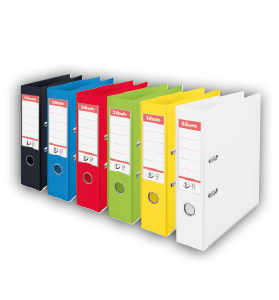 KVALITETSARKIVERING MED ESSELTE NO. 1 POWER  
 Patentert No. 1 mekanisme 
 Garantert å åpne og lukke med presisjon 10.000 ganger 
 3 års garanti 
 FSC sertifisert 
 Kapasitet 500 A4 ark Alltid perfekt! 
 3 års garanti 
 