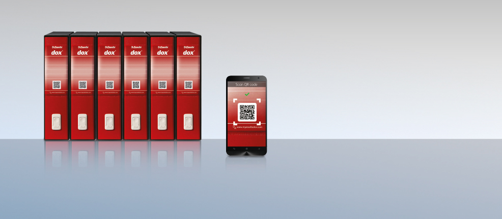 Dox ti proietta nel futuro
mydox app
Mydox app è la soluzione facile e immediata per archiviare e consultare documenti in pochi passi:
Scarica mydox app
Crea un nuovo archivio
Inquadra il codice QR sul dorso
